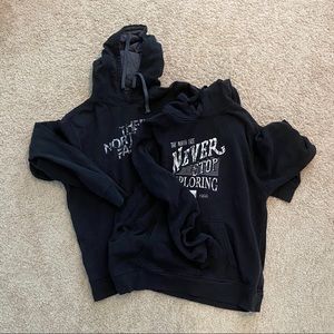 2 North Face hoodies (bundle)